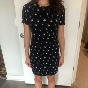 Mini Summer Dress with Flowers
